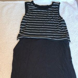 Maternity dress and shirt